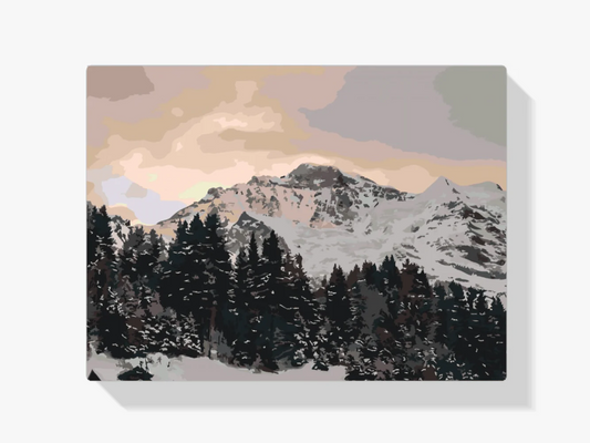 Diamond Painting - Szwajcarskie Alpy Jungfrau - SEOS Shop ®