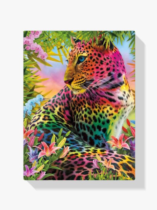 Diamond painting Lampart kolorowy - SEOS Shop ®
