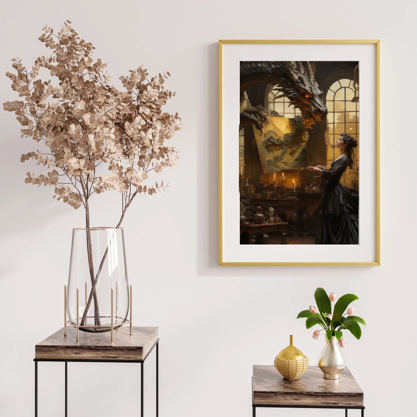 Diamond Painting - Smok i malarz - SEOS Shop ®
