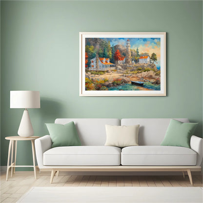Diamond Painting - Dom nad brzegiem - SEOS Shop ®