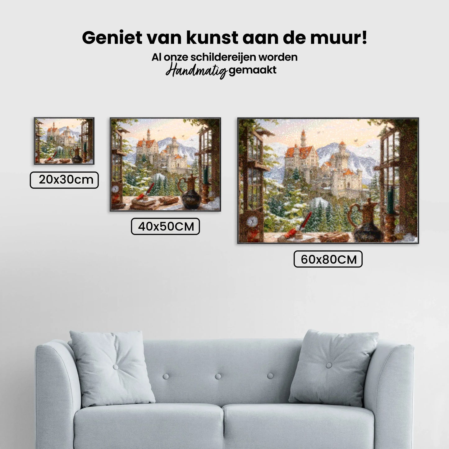 Diamond Painting - Zamek na wzgórzu - SEOS Shop ®
