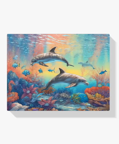 Diamond Painting - Tęczowe delfiny - SEOS Shop ®