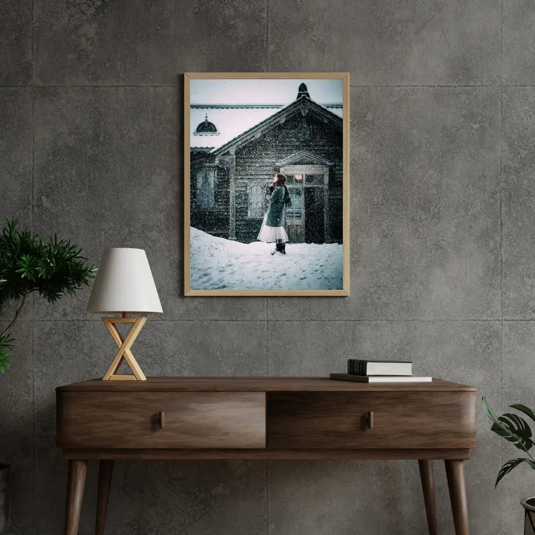 Diamond Painting - Dzień Śniegu
