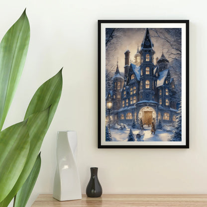 Diamond Painting - Zimowy domek - SEOS Shop ®