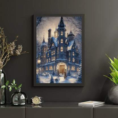 Diamond Painting - Zimowy domek - SEOS Shop ®