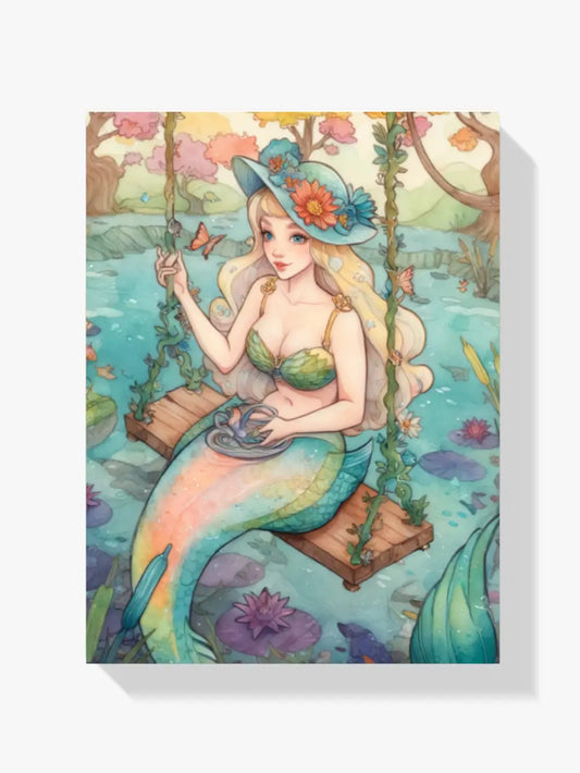 Diamond Painting - Syrenka na huśtawce - SEOS Shop ®