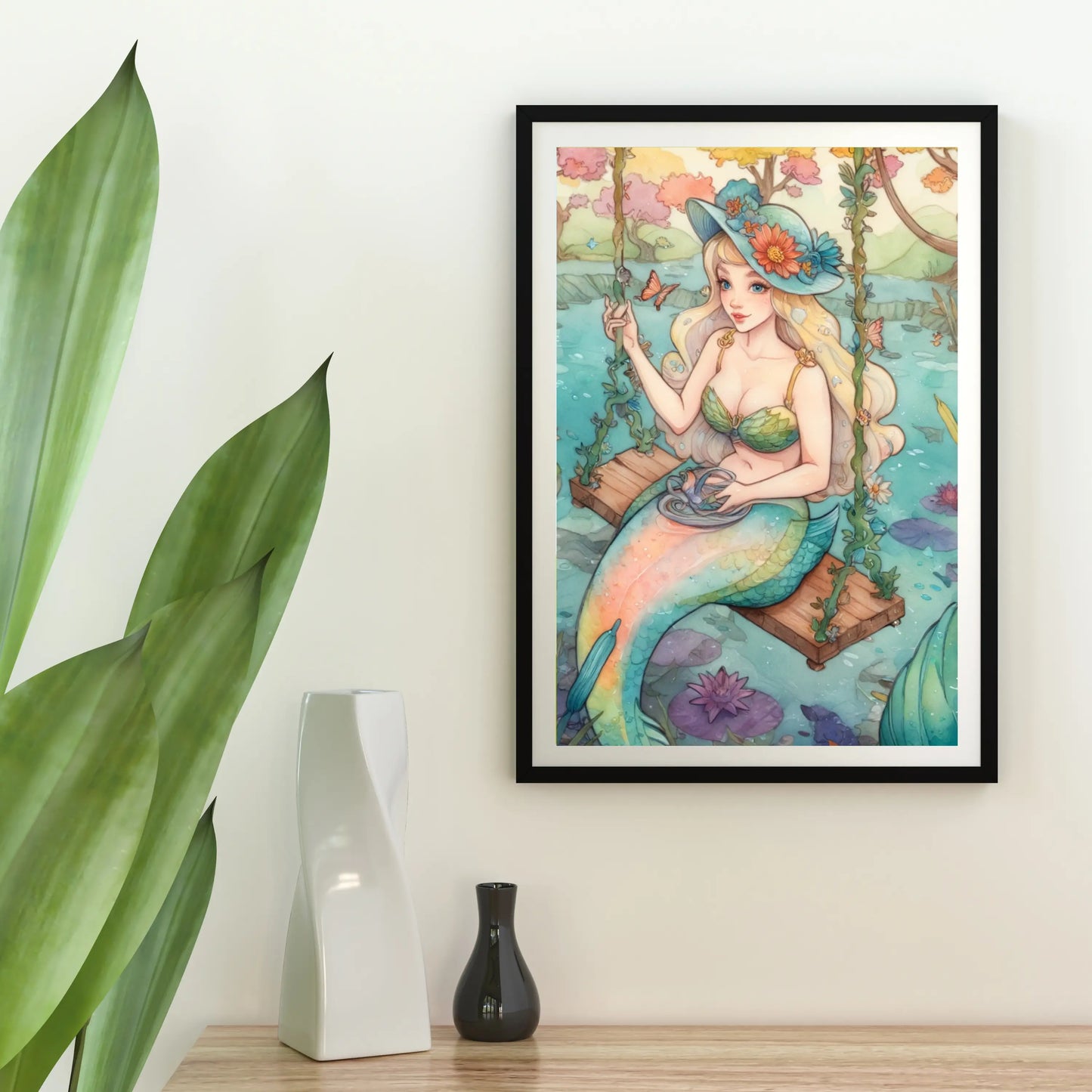 Diamond Painting - Syrenka na huśtawce - SEOS Shop ®