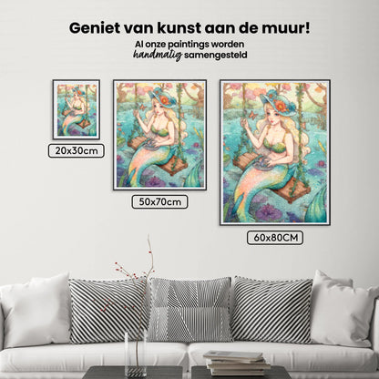 Diamond Painting - Syrenka na huśtawce - SEOS Shop ®