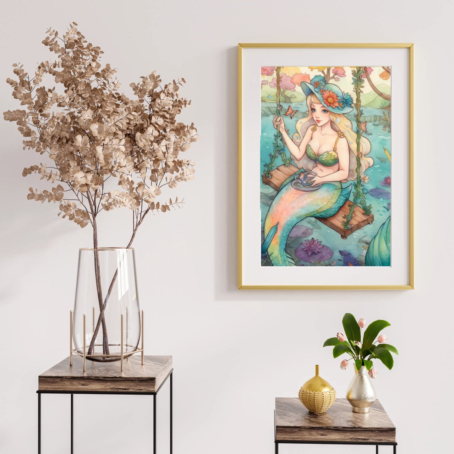 Diamond Painting - Syrenka na huśtawce - SEOS Shop ®