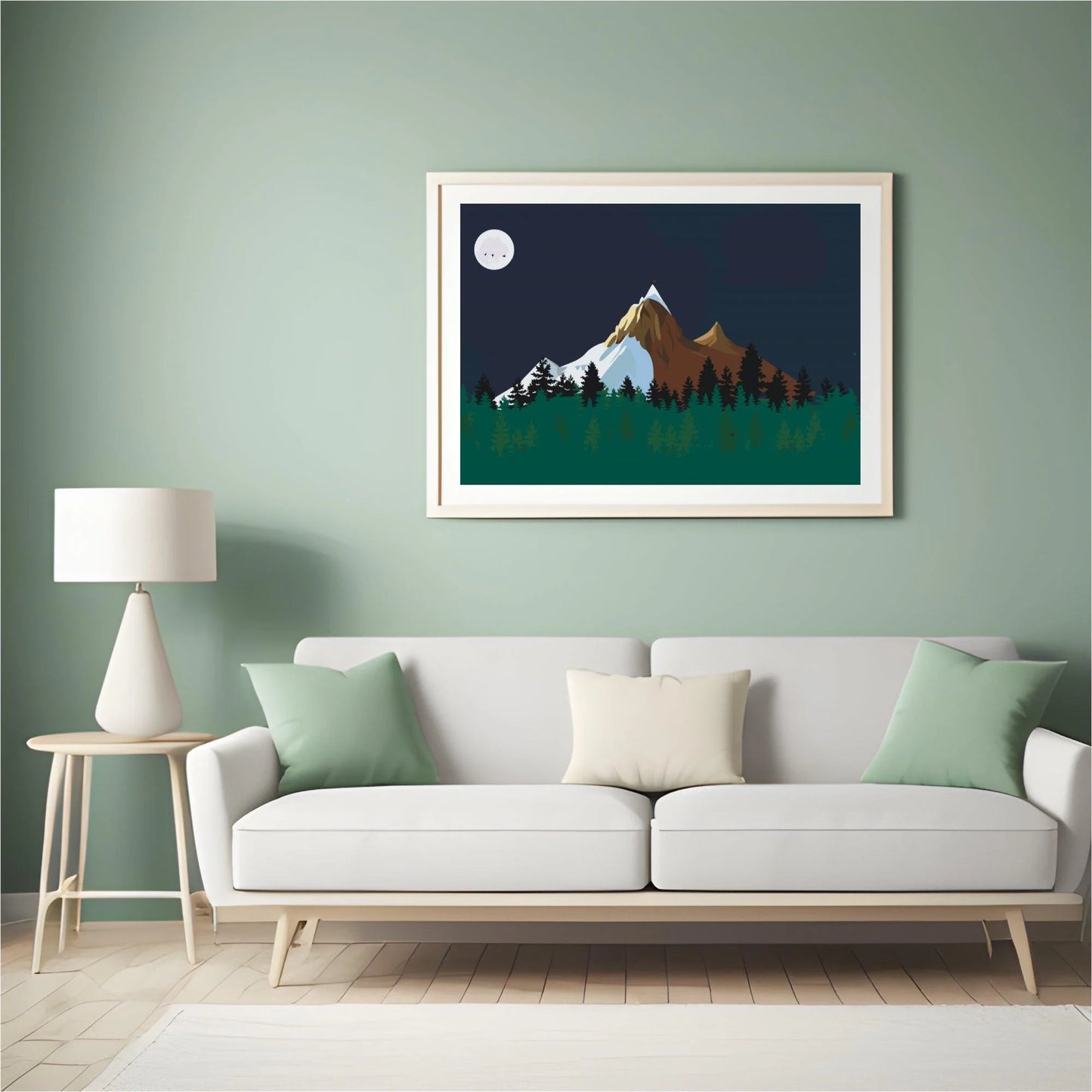 Diamond Painting - Bergen w nocy - SEOS Shop ®