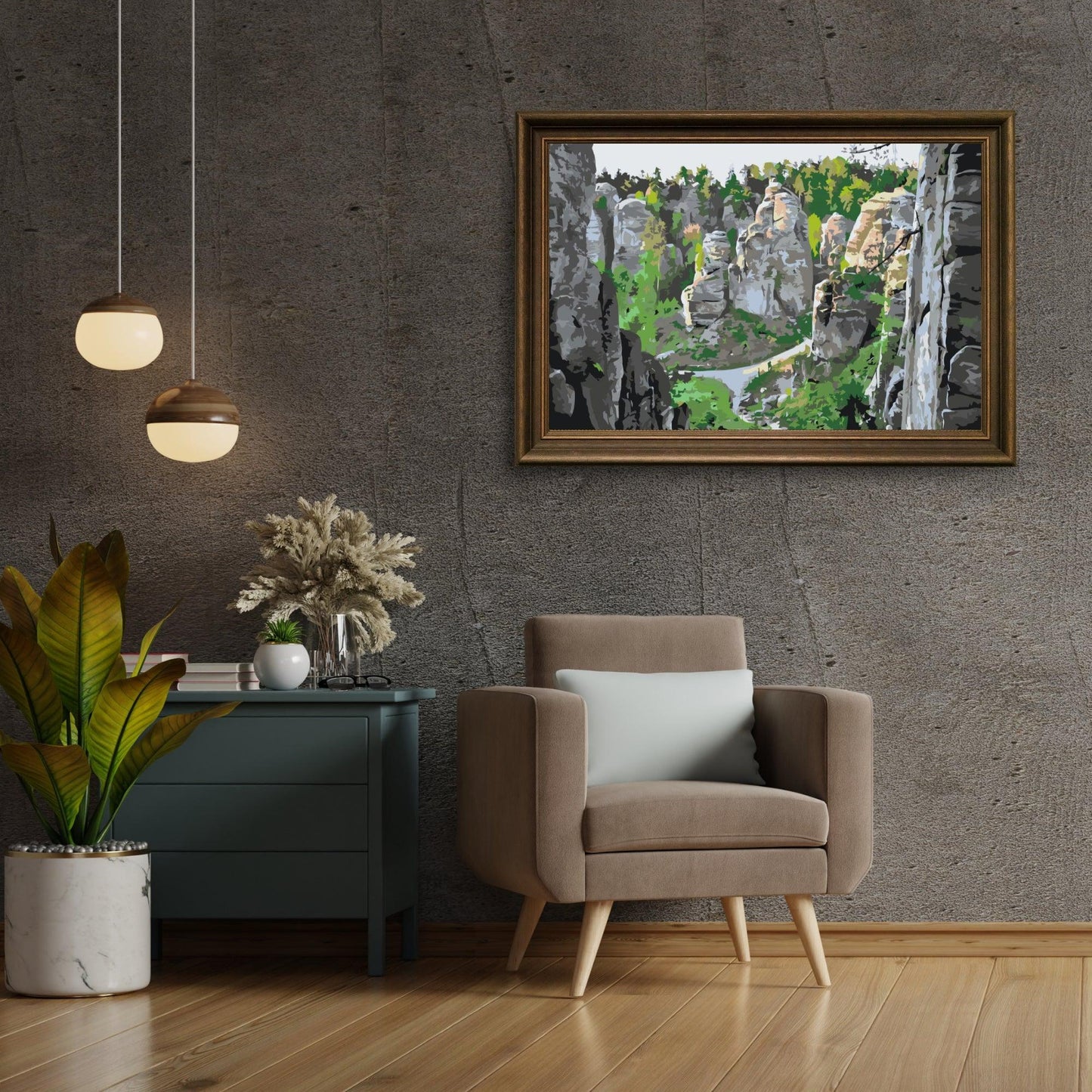 Diamond Painting - Góry Bucegi, Rumunia 3 - SEOS Shop ®