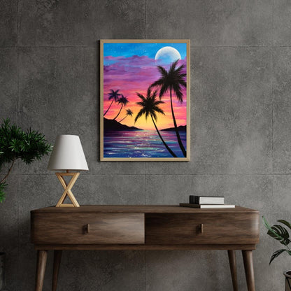 Diamond Painting - Karaibski zachód słońca - SEOS Shop ®