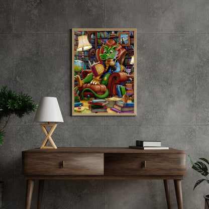 Diamond Painting - Literacki smok