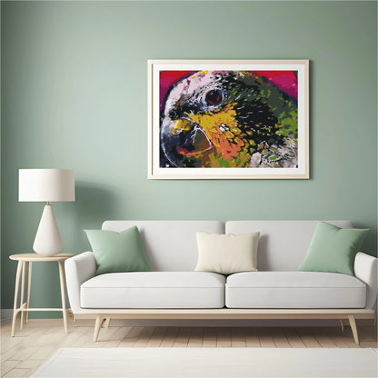 Diamond Painting - Głowa papugi - SEOS®