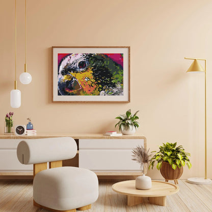 Diamond Painting - Głowa papugi - SEOS®