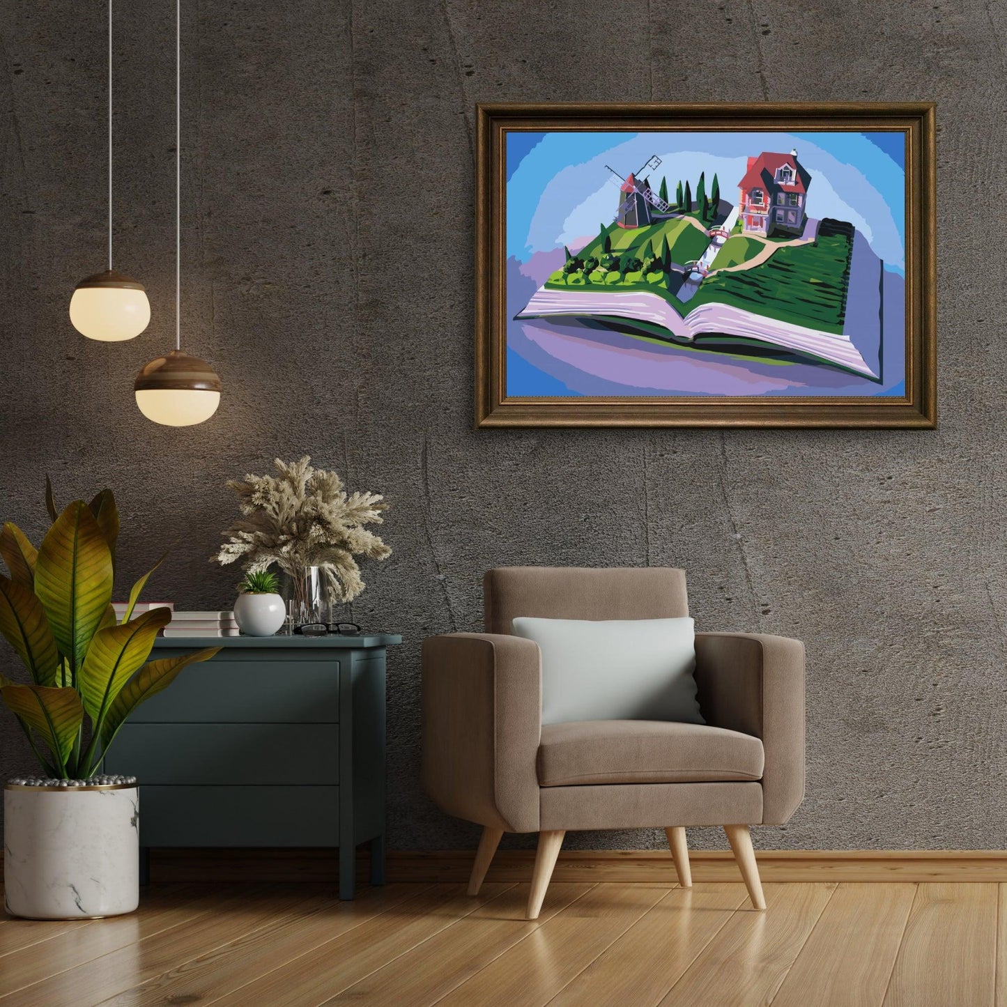Diamond Painting - Młyn na książce - SEOS Shop ®