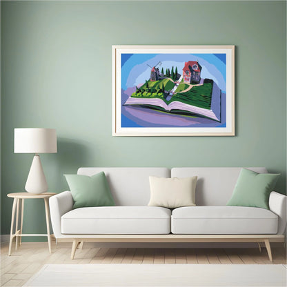 Diamond Painting - Młyn na książce - SEOS Shop ®