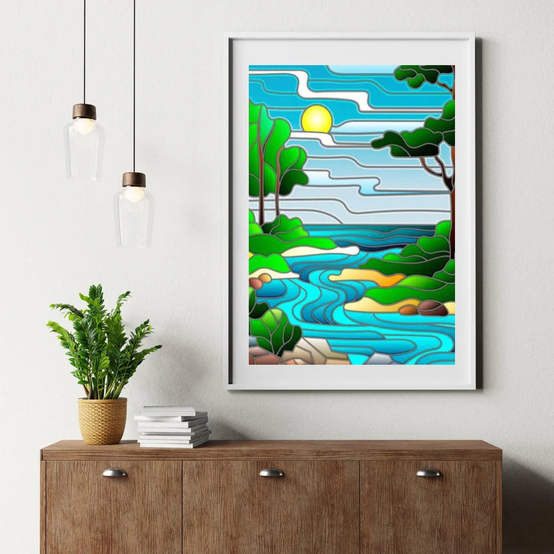 Diamond Painting - Rzeka - SEOS Shop ®