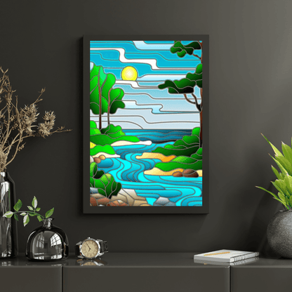 Diamond Painting - Rzeka - SEOS Shop ®