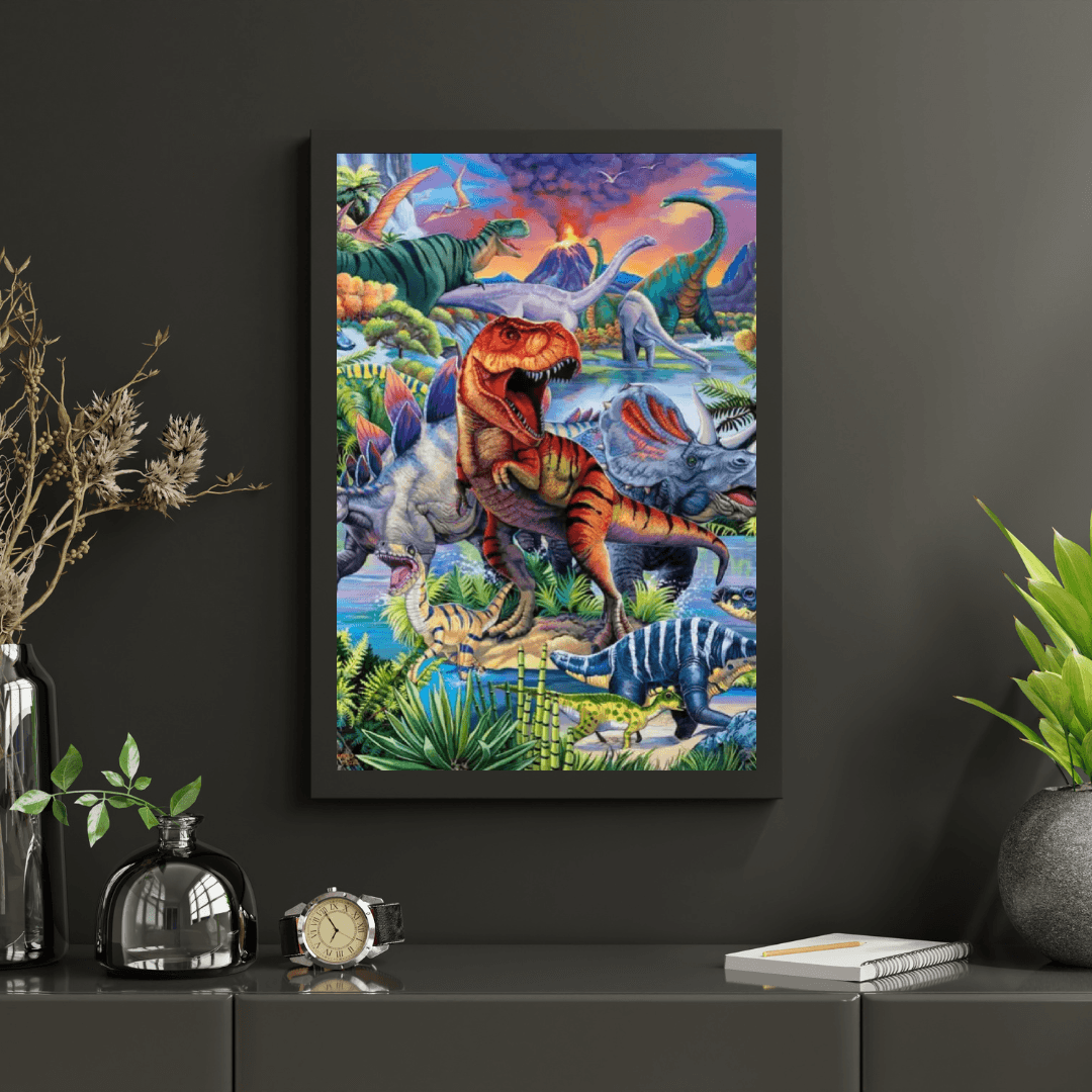 Diamond Painting - Dinozaury