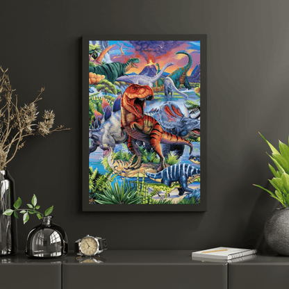 Diamond Painting - Dinozaury