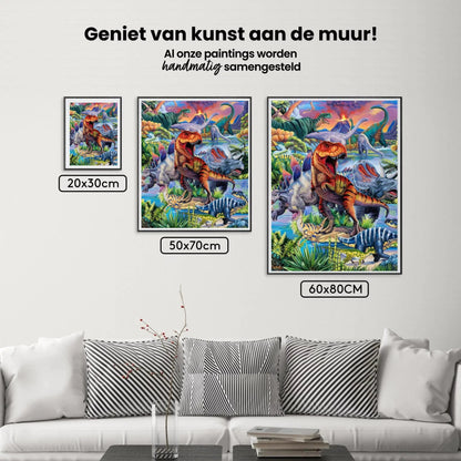 Diamond Painting - Dinozaury