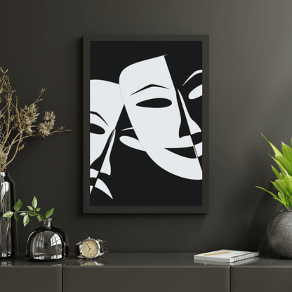 Diamond Painting - Dramat vs. komedia - SEOS Shop ®