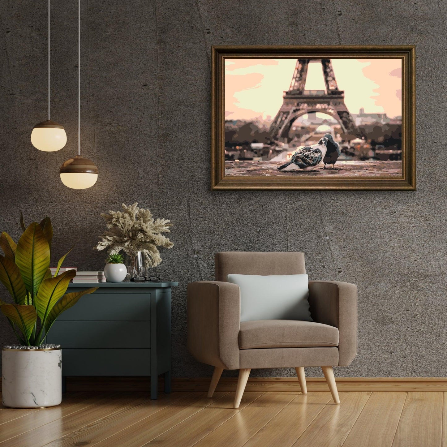 Diamond Painting - Gołębie w Paryżu - SEOS®