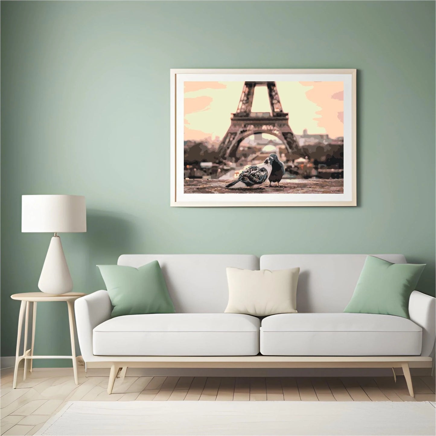 Diamond Painting - Gołębie w Paryżu - SEOS®