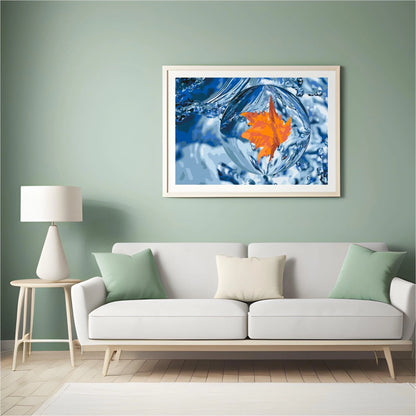 Diamond Painting - Liść w kropli - SEOS Shop ®