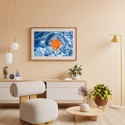 Diamond Painting - Liść w kropli - SEOS Shop ®
