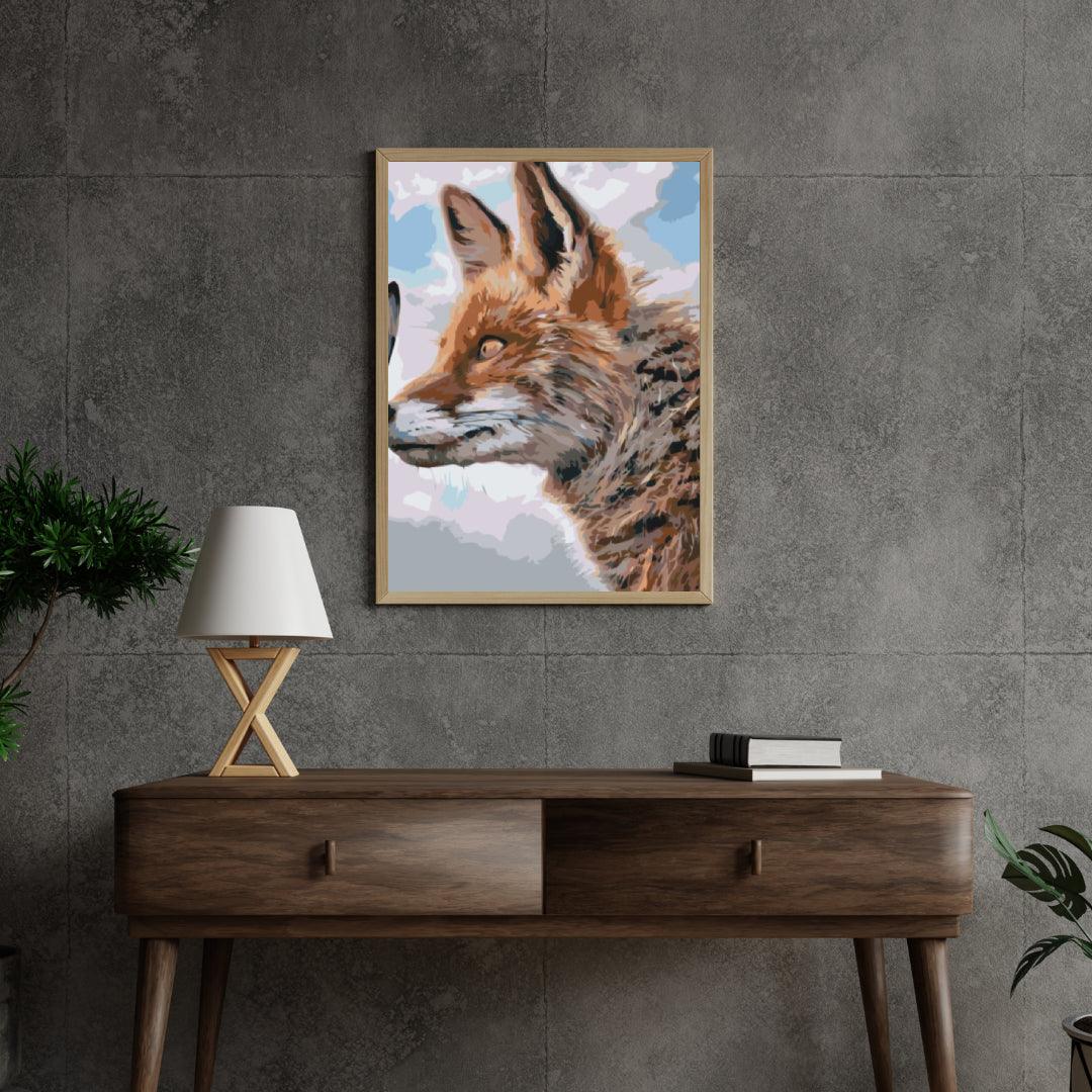 Diamond Painting - Lis z motylem na pyszczku - SEOS®