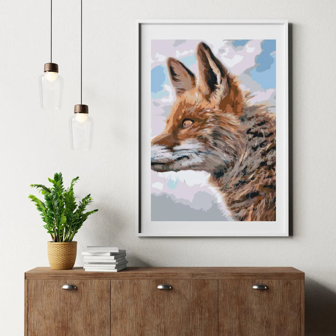 Diamond Painting - Lis z motylem na pyszczku - SEOS®