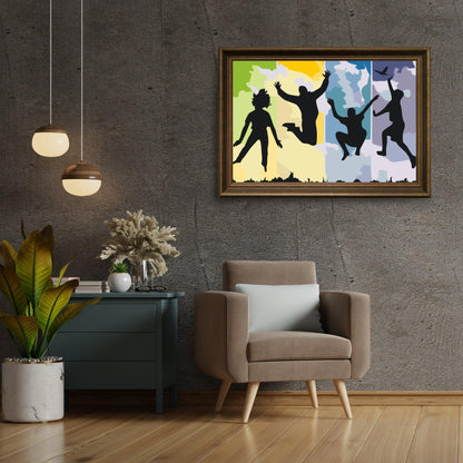 Diamond Painting - Radosny skok - SEOS Shop ®