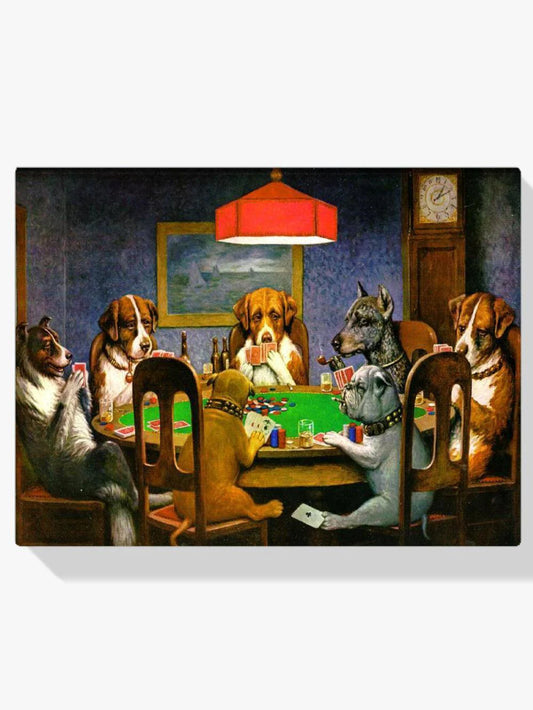 Diamond Painting - Przyjaciel w potrzebie - Psy grające w pokera