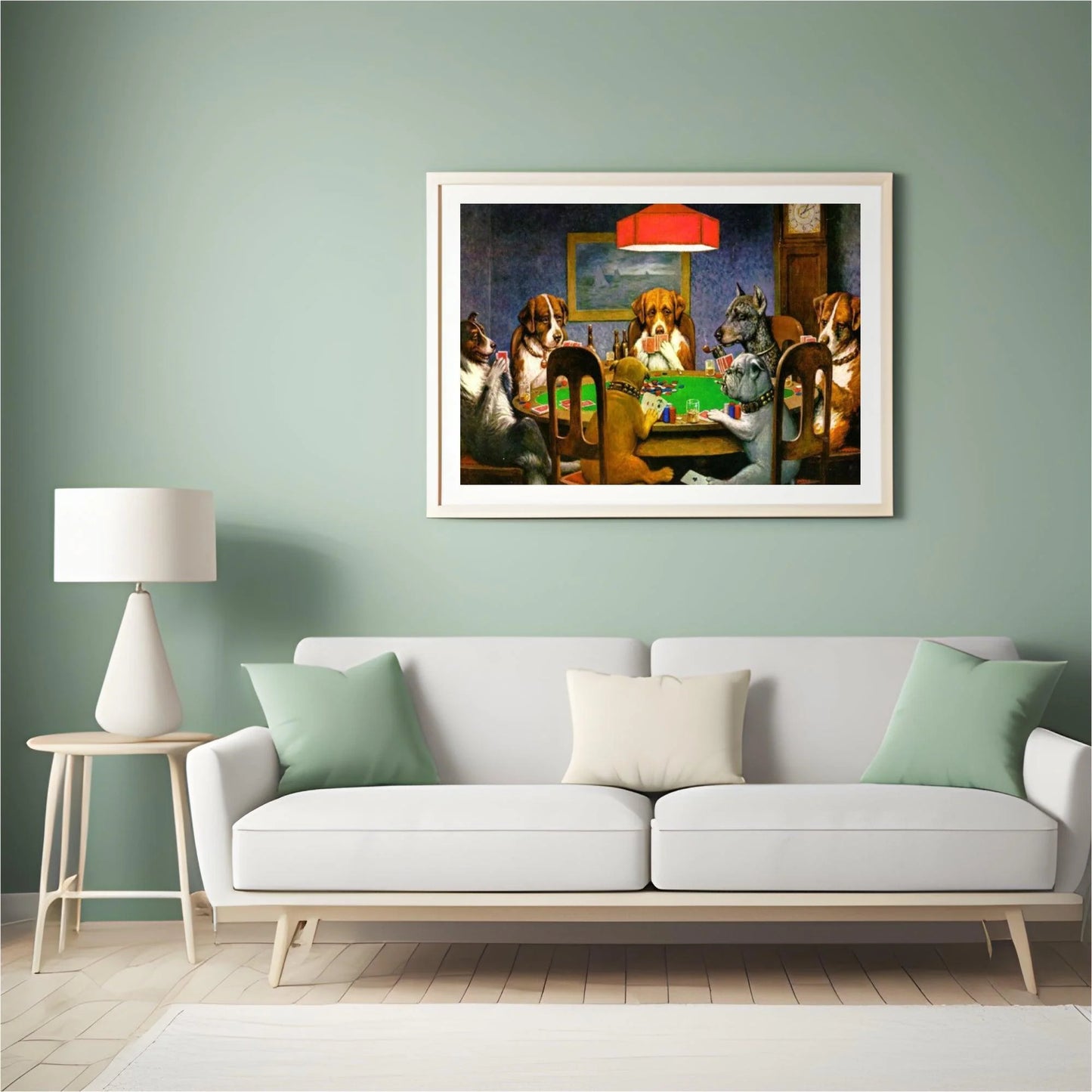 Diamond Painting - Przyjaciel w potrzebie - Psy grające w pokera
