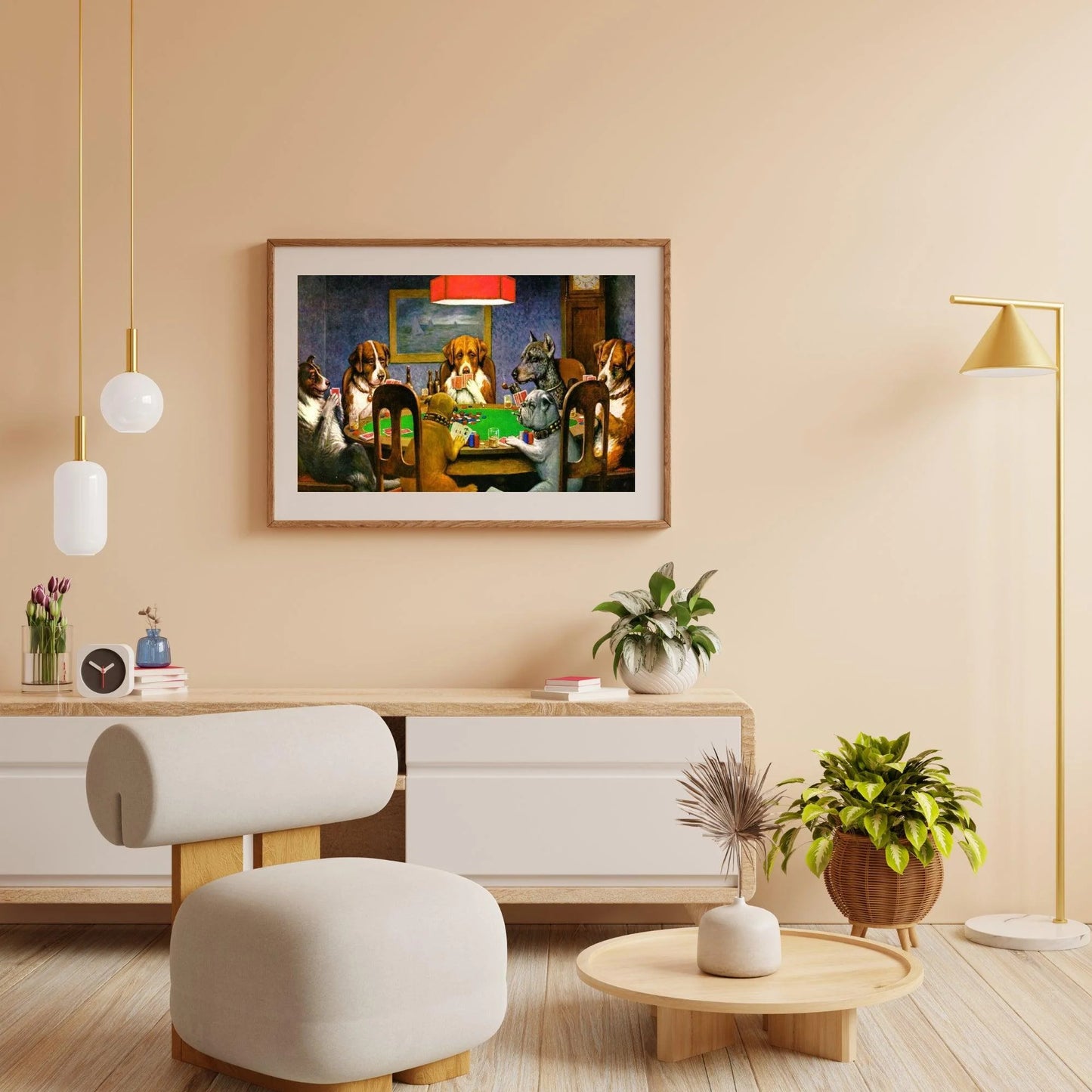 Diamond Painting - Przyjaciel w potrzebie - Psy grające w pokera