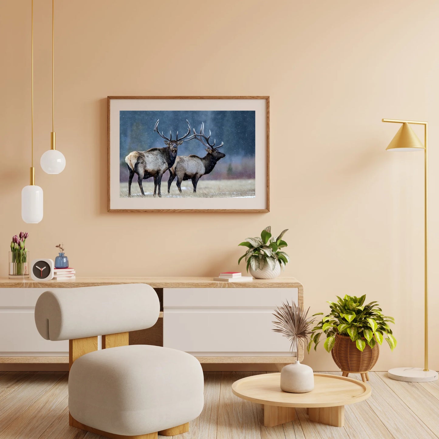 Diamond Painting - Pierwszy śnieg