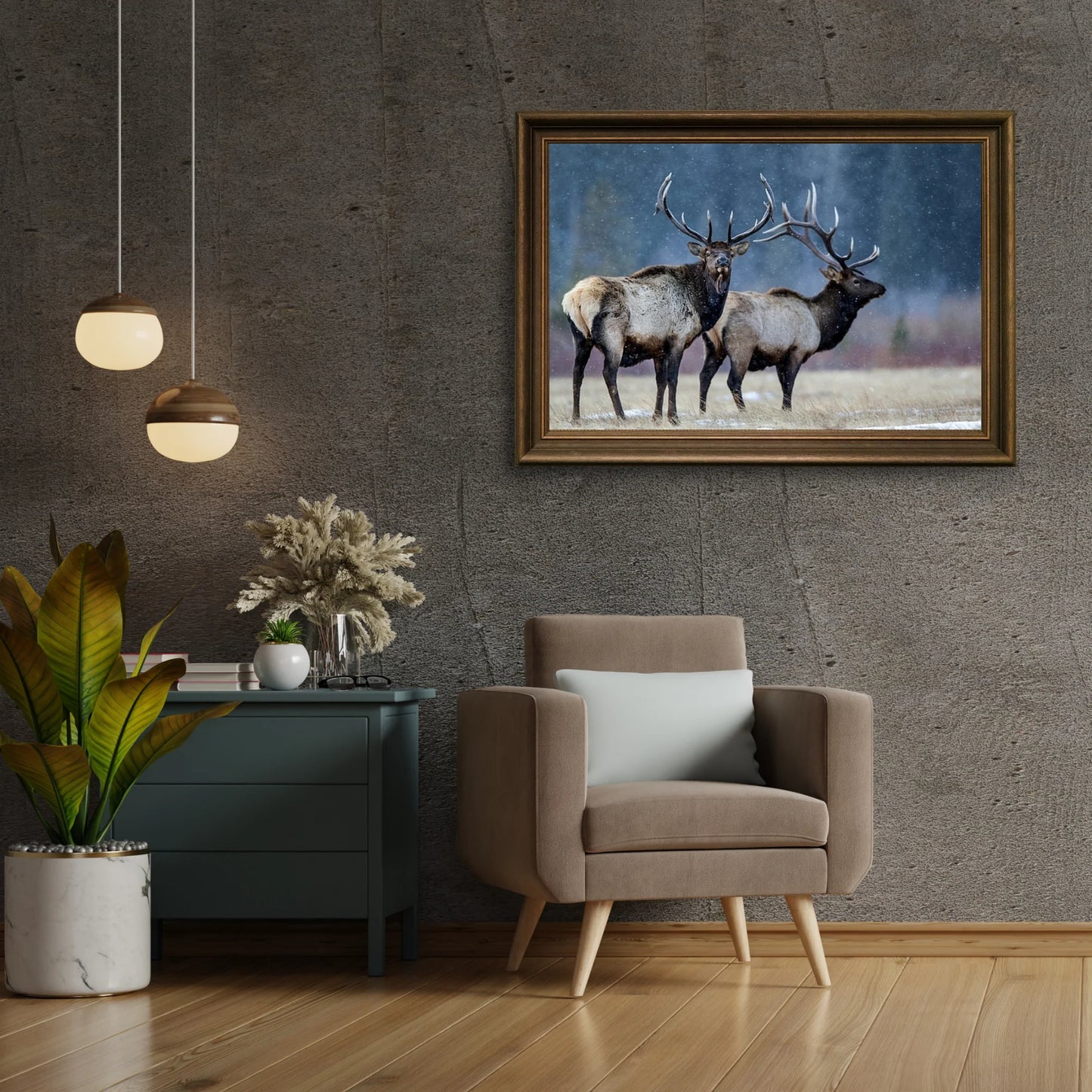 Diamond Painting - Pierwszy śnieg