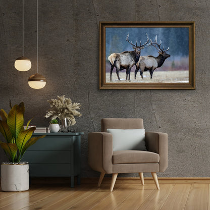 Diamond Painting - Pierwszy śnieg