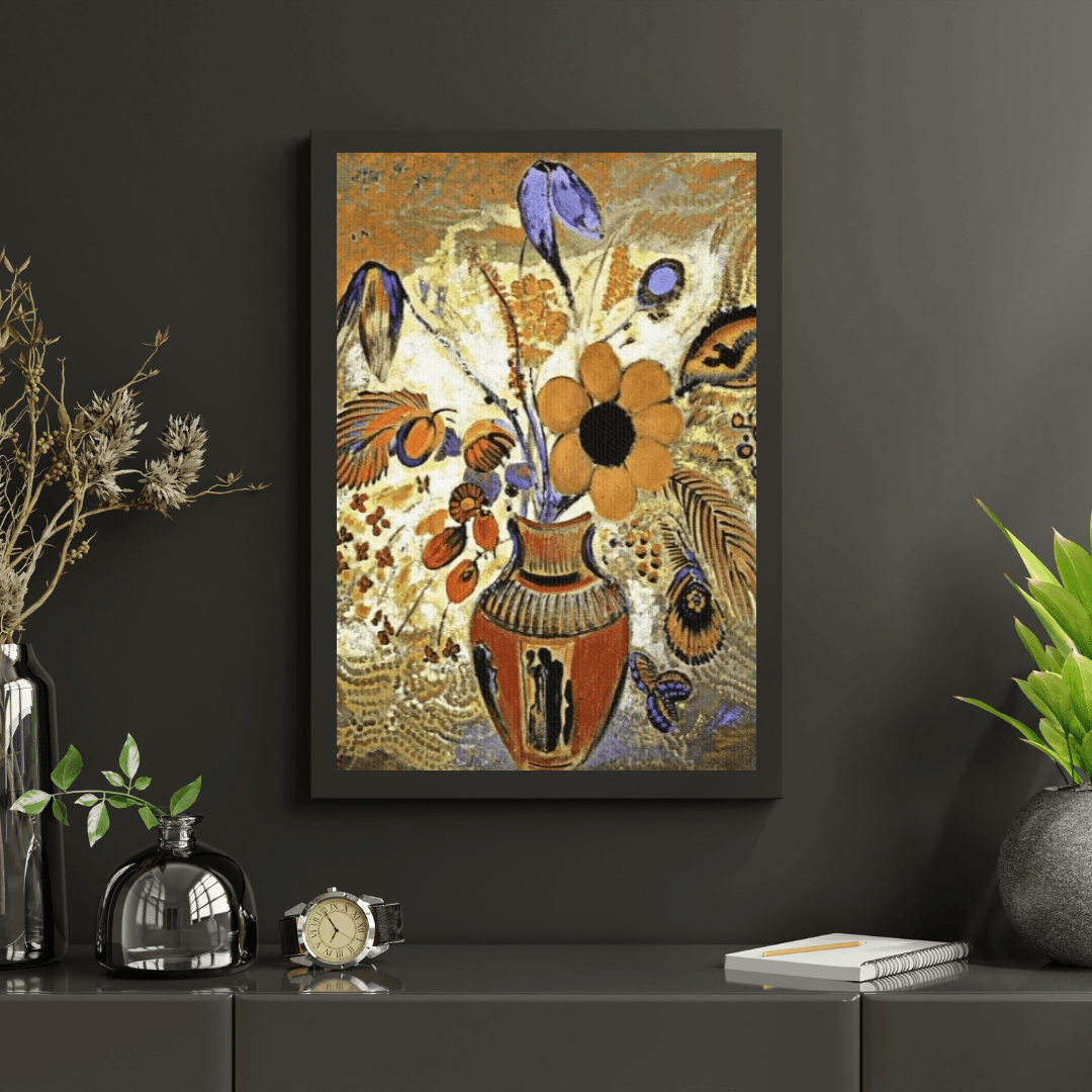 Diamond Painting - Etruska waza z kwiatami - SEOS Shop ®