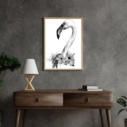 Diamond Painting - Głowa Flaminga - SEOS®