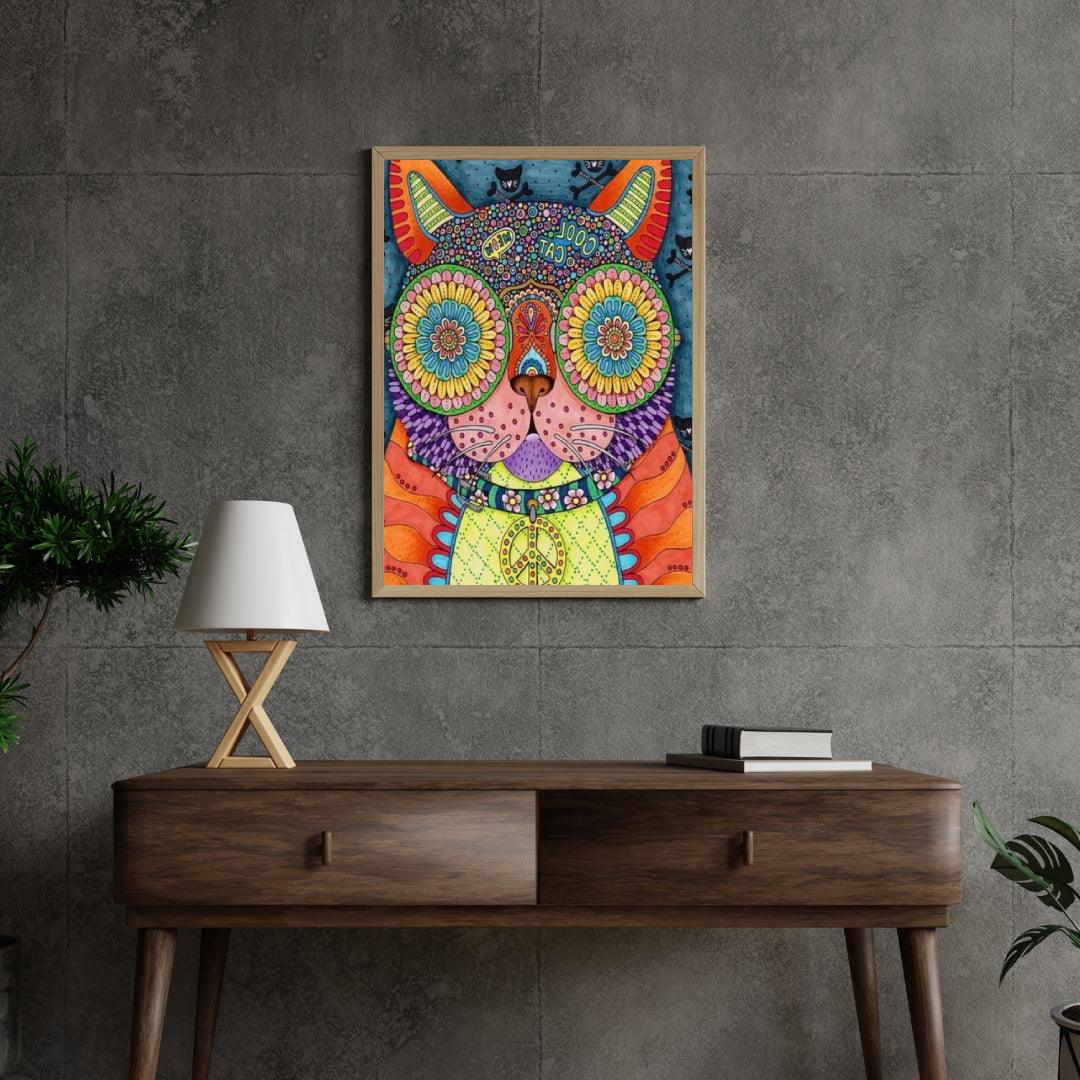 Diamond Painting - Fajny Cool Kot - SEOS Shop ®