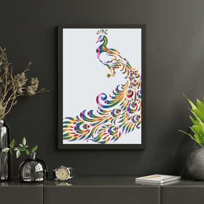 Diamond Painting - Kolorowy paw 2 - SEOS®