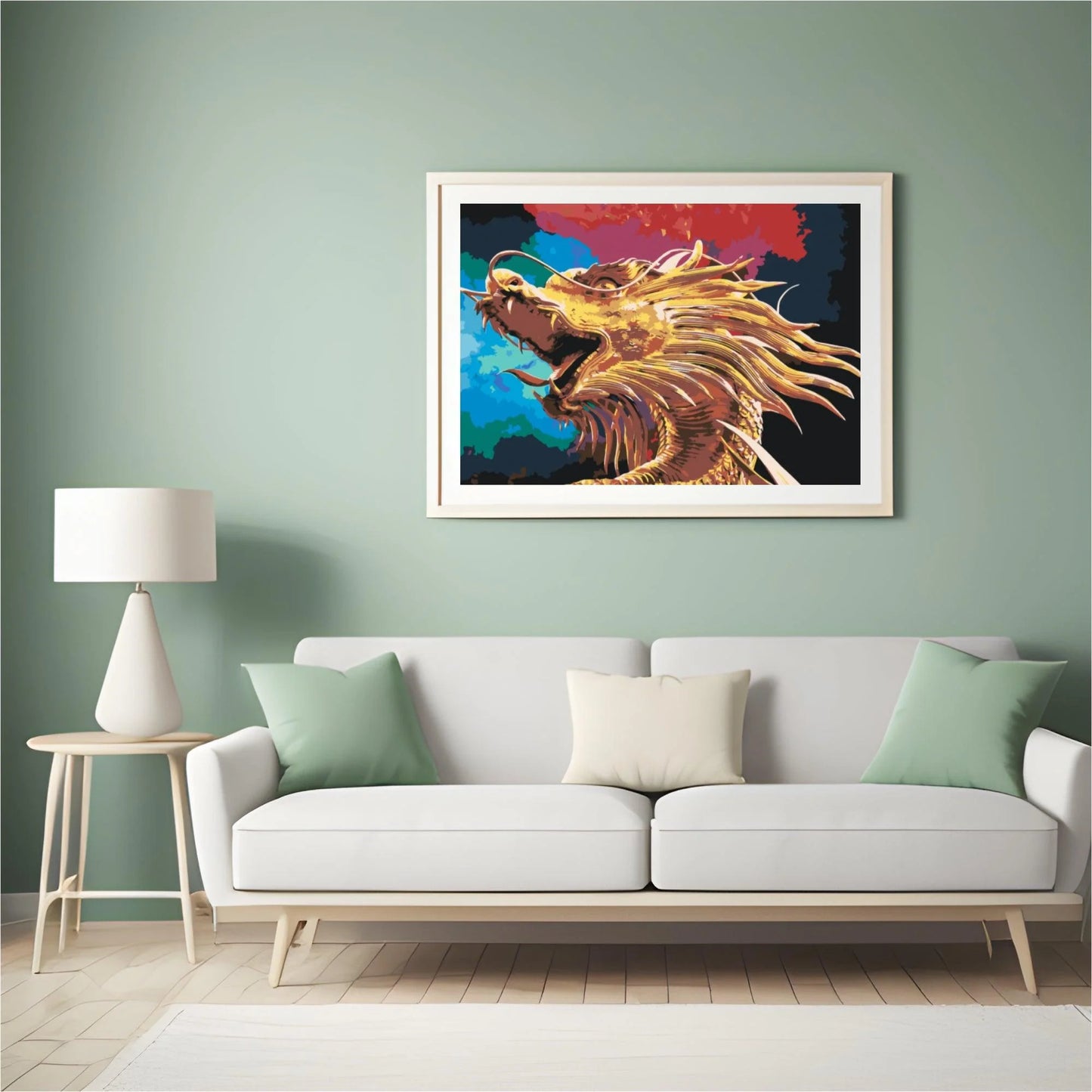 Diamond Painting - Złoty Smok - SEOS Shop ®