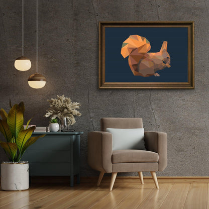 Diamond Painting - Graficzny wiewiór - SEOS Shop ®