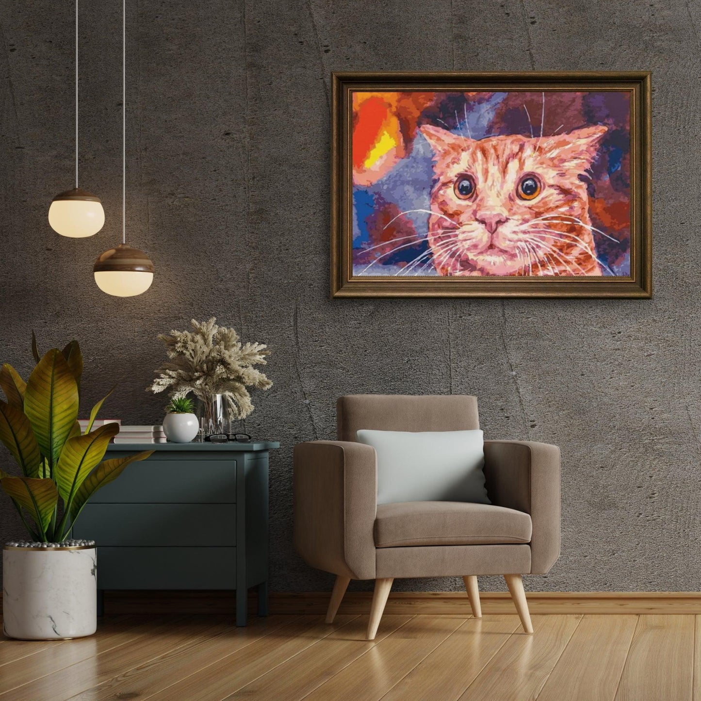Diamond Painting - Śmieszny Kot - SEOS®