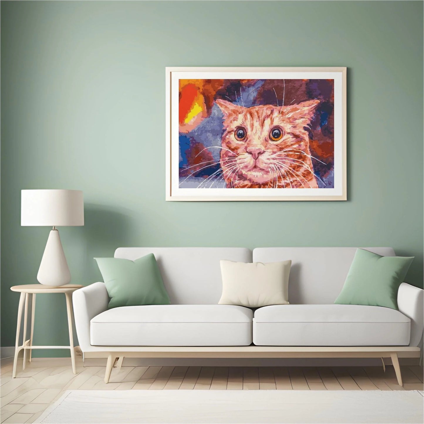 Diamond Painting - Śmieszny Kot - SEOS®