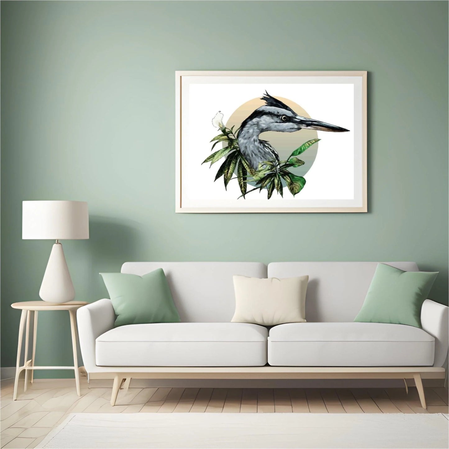 Diamond Painting - Głowa czapli - SEOS®