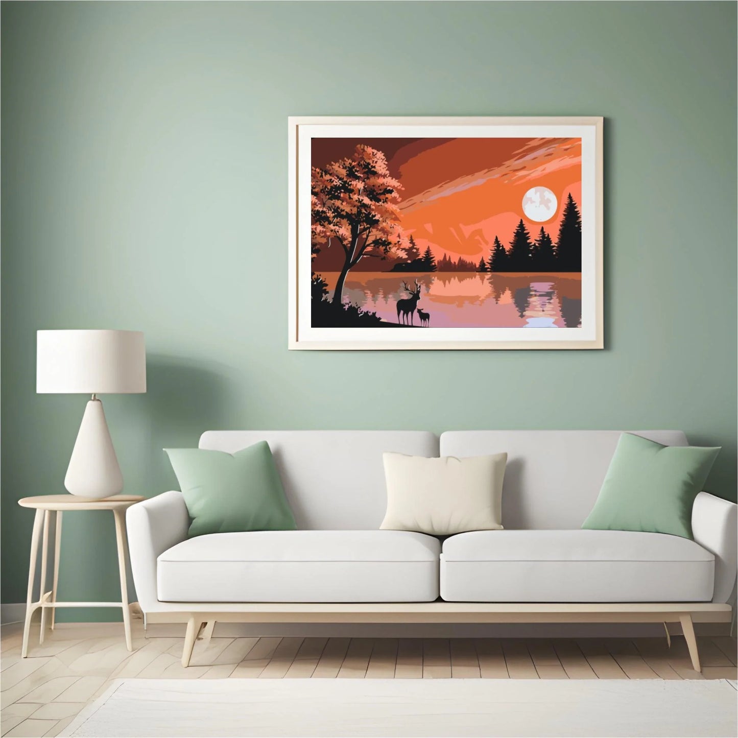 Diamond Painting - Jelenie w naturze - SEOS®